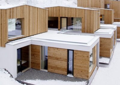 Hotel Refugio Laudegg im Winter und Schnee in Ladis Tirol